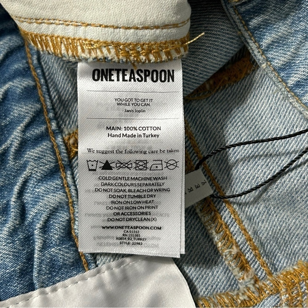 Oneteaspoon KANSAS HIGH-WAIST STREETWALKERS SHORTS - Picture 13 of 15